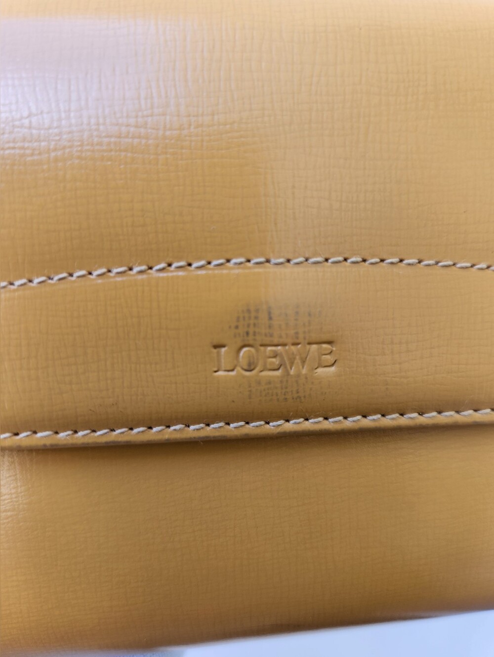 Loewe Madrid Vintage Mustard Yellow Leather Continental Wallet With Box, Dustbag - Picture 5 of 15